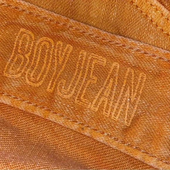 MADEWELL Boy Jeans Size 27 Dream Cycle Orange Very Pretty - Picture 7 of 11